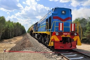 Потяг до ЦСВЯП успішно пройшов відновленою залізничною колією фото