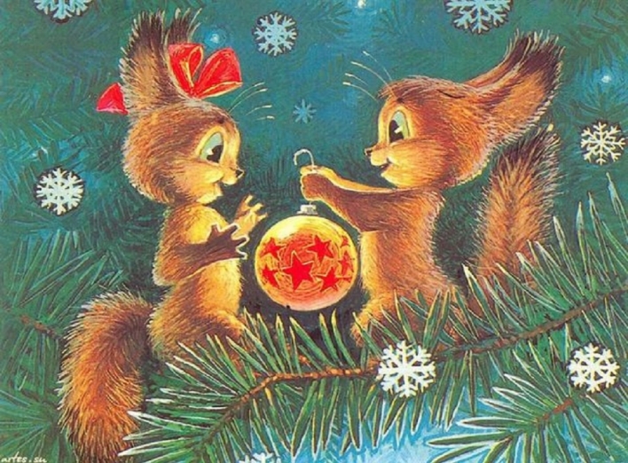 А Вам известно, кто рисовал красиво оригинально Новый год в советское время?